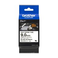 Консуматив Brother HSe-221E 9mm Black on White Heat Shrink Tape