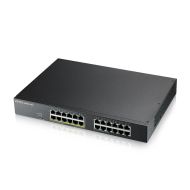 Комутатор ZyXEL GS1915-24E, 24-port GbE Smart hybrid mode Switch, standalone or NebulaFlex Cloud, rackmount, fanless