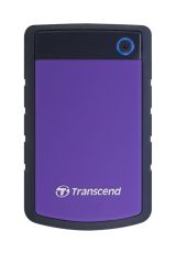 Твърд диск Transcend 1TB, 2.5" Portable HDD, StoreJet H3, Purple, Anti-shock