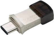 Памет Transcend 64GB JETFLASH 890S, USB 3.1 Type C, Silver Plating