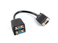 Адаптер Lanberg adapter VGA -> VGAx2, 20cm