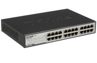 Комутатор D-Link 24-Port 10/100/1000Mbps Copper Gigabit Ethernet Switch, rack mountable