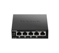 Комутатор D-Link 5-Port Desktop Gigabit PoE+ Switch