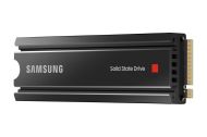 Твърд диск Samsung SSD 980 PRO Heatsink 1TB Int. PCIe Gen 4.0 x4 NVMe 1.3c, V-NAND 3bit MLC, Read up to 7000 MB/s, Write up to 5100 MB/s, Elpis Controller, Cache Memory 1GB DDR4