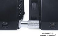 D-Plug Alphacool ES, 31.5mm, G1/4 AG auf G1/4 AG, Черен мат