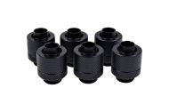 Фитинг Alphacool Eiszapfen, Удължител, 13/10mm, G1/4, Черен мат, 6 броя