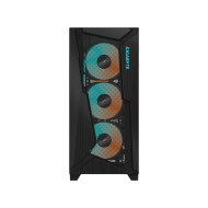 Кутия Gigabyte C301 Black V2, TG, Mid-Tower