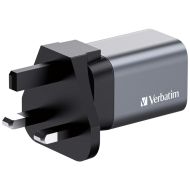 Зарядно устройство Verbatim GNC-35 GaN Charger 2 Port 35W USB A/C (EU/UK/US)