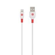 Кабел Skross, Lightning - USB-A 2.0 мъжко, 1.2 м, Бял