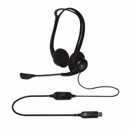 Слушалки Logitech PC 960 Stereo Headset USB, OEM