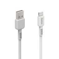 Кабел за зареждане HAMA "Eco", USB-A - Lightning, 1 м, 187283