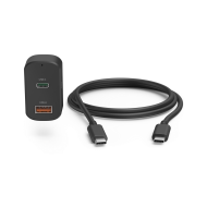 Зарядно за лаптоп за кола HAMA, USB-C, (PD), 5-20 V/ 65 W, 200018