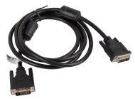 Кабел Lanberg DVI-D (M) (24+1)-> DVI-D (M) (24+1) cable 1.8m, dual link, black