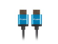 Кабел Lanberg HDMI M/M V2.0 cable 1.8m, 4K Slim, black