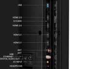 Телевизор Hisense 100" U7KQ, 4K Ultra HD 3840x2160, ULED, FALD, Quantum Dot, 144Hz, IPS, HDR 10+, HLG, Dolby Vision IQ, Dolby Atmos, Smart TV, WiFi 5GHz, WiFi Direct, BT, Anyview Cast, 4xHDMI, 2xUSB, LAN, CI+, DVB-T2/C/S2, Black