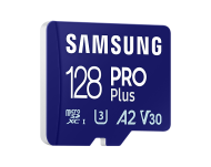 Карта памет Samsung PRO Plus, microSDXC, UHS-I, 128GB, Адаптер, USB четец