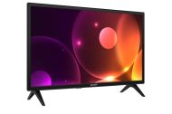 Телевизор Sharp 24FA2E, 24" LED HD 1366x768, 100 000:1, DVB-T/T2/C/S/S2, Active Motion 100, Speaker 2x3W, Dolby Digital, CI+, 3xHDMI, 2xUSB, Bluetooth, LAN, Video/Audio input (3 x RCA), 2 pole Stand