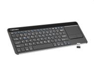 Клавиатура Natec wireless keyboard Turbot slim touch pad x-scissors us layout