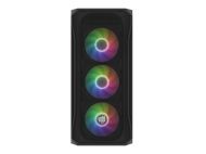 Кутия за компютър Fury PC Case Shobo SH4F RGB Midi Tower, Window, Black