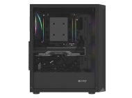 Кутия за компютър Fury PC Case Shobo SH4F RGB Midi Tower, Window, Black