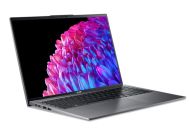 Лаптоп Acer Swift Go16, SFG16-72-7964, Intel Core Ultra 7 155H (up to 4.80 GHz, 24MB), 16" 3.2K OLED 120Hz, 32GB LPDDR5,1024GB PCIe NVMe SSD, Intel UMA, AX+BT 6E, CR Micro SD, QHDCamera, FPR, Win 11 Home, Gray