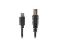 Кабел Lanberg USB-C (M) -> USB-B (M) 2.0 ferrite cable 1.8m, black