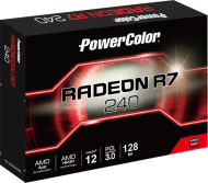 Видео карта PowerColor AMD Radeon R7 240 4GB 128BIT GDDR5