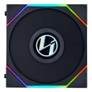 Комплект 3 броя Вентилатор Lian Li UNI FAN TL Reverse LCD 120mm - Black