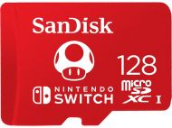 Карта памет SanDisk for Nintendo Switch, microSDXC UHS-I, 128GB, До 100MB/s