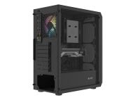 Кутия за компютър Fury PC Case Shobo SH4 RGB Midi Tower, Window, Black