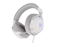 Слушалки Genesis Headset Neon 764 with microphone, RGB illumination, USB, White