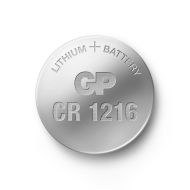 Литиева бутонна батерия GP CR-1216, 3V, 5 бр. в блистер, цена за 1 бр.