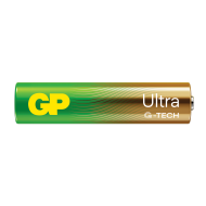 Алкална батерия GP ULTRA LR03, AAA, 2 бр. в опаковка / shrink, 1.5V, 24AU