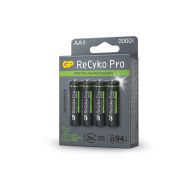 Акумулаторна Батерия GP R6 AA 2000mAh RECYKO + PRO Fast Flash GP-BR-210AAHCF-APCEB4 NiMH /до 500 цикъла/  4 бр. в опаковка GP