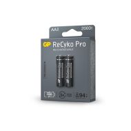 Акумулаторна Батерия GP R6 AA 2000mAh RECYKO + PRO 210AAHCB-EB2 NiMH /до 1500 цикъла/  2 бр. в опаковка GP