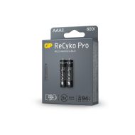 Акумулаторна Батерия GP R03 AAA 800mAh, NiMH, 85AAAHCB-EB2 RECYKO+ PRO, До 1500 цикъла, 2 бр. в опаковка