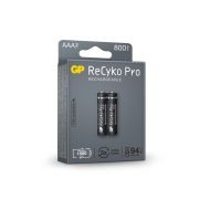 Акумулаторна Батерия GP R03 AAA 800mAh, NiMH, 85AAAHCB-EB2 RECYKO+ PRO, До 1500 цикъла, 2 бр. в опаковка