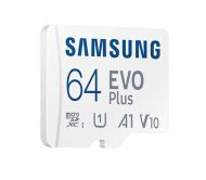 Памет Samsung 64GB micro SD Card EVO Plus with Adapter, Class10, Transfer Speed up to 160MB/s