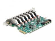 Карта PCI Express x1 Delock към 7 x external USB 5 Gbps Type-A