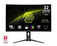 Монитор MSI MAG 321CUP, 31.5", VA, 160Hz, 1ms, UHD 3840x2160, Curved, FreeSync Premium, HDR 400, AI VISION, Console Mode, VRR, ALLM, CEC, PIP, PBP, 350 nits, 3000:1, 100M;1, DP (1.4a), 2x HDMI (2.1), 1x Type-C (DP alt. PD 15W), Adj.Stand 130mm, Tilt, VESA