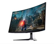 Монитор Dell Alienware AW3225QF, 31.6" QD-OLED Anti-reflection, IPS, 0.03ms, 1000 cd/m2, 4K UHD (3840 x 2160), 240Hz, HDR, NVIDIA G-SYNC+VESA, HDMI, DP, USB 3.2, Height Adjustable, Swivel, Tilt, Black