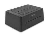 Външна докинг станция Delock, За 2 x SATA HDD / SSD, USB-C