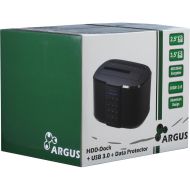 Докинг станция Inter-Tech Argus GD-PDLK02 за 2.5" или 3.5" SSD/HDD, 256-bit AES encryption