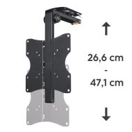 Стойка за TV за монтаж на таван, 117 cm (46") , до 20 кг, 220876