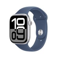 Часовник Apple Watch S10 GPS 42mm Silver Alu Case with Denim Sport Band - M/L