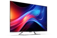 Телевизор Sharp 65GP7265E, 65" QLED Google TV, 4K Ultra HD 3840x2160 Frameless, AQUOS, DVB-T/T2/C/S/S2, Active Motion 1200, HDR10, Dolby Atmos, Dolby Vision, Google Assistant, HARMAN/KARDON, Chromecast Built-in, Aluminium, USB, Wi-Fi, Bluetooth, LAN, Sola