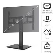 Стойка за TV Stand Fullmotion до 165см / 65"/ до 40 кг, 220867