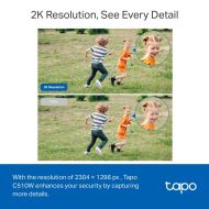 Външна охранителна WiFi камера TP-Link Tapo C510W - 2K Pan/Tilt