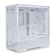 Кутия Lian Li LANCOOL 207 Mid-Tower, Tempered Glass, Бяло