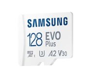 Карта памет Samsung EVO Plus, microSDXC, UHS-I, 128GB, Адаптер